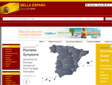 Tablet Screenshot of bellezaespana.com